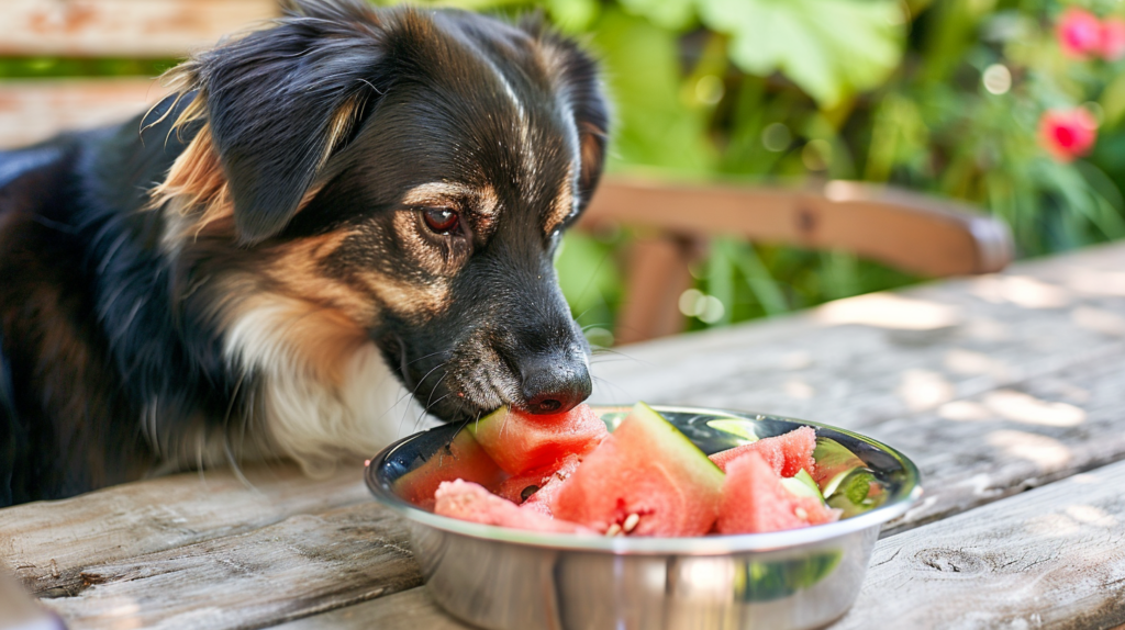 Proper watermelon serving sizes for different dog breeds