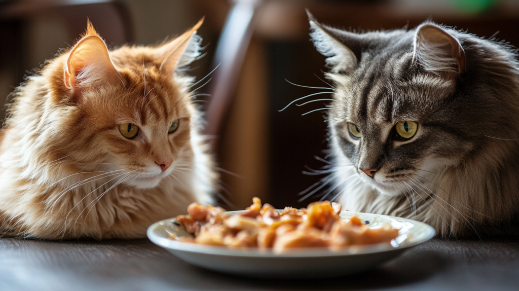 Comparison of safe vs unsafe chicken parts for cats