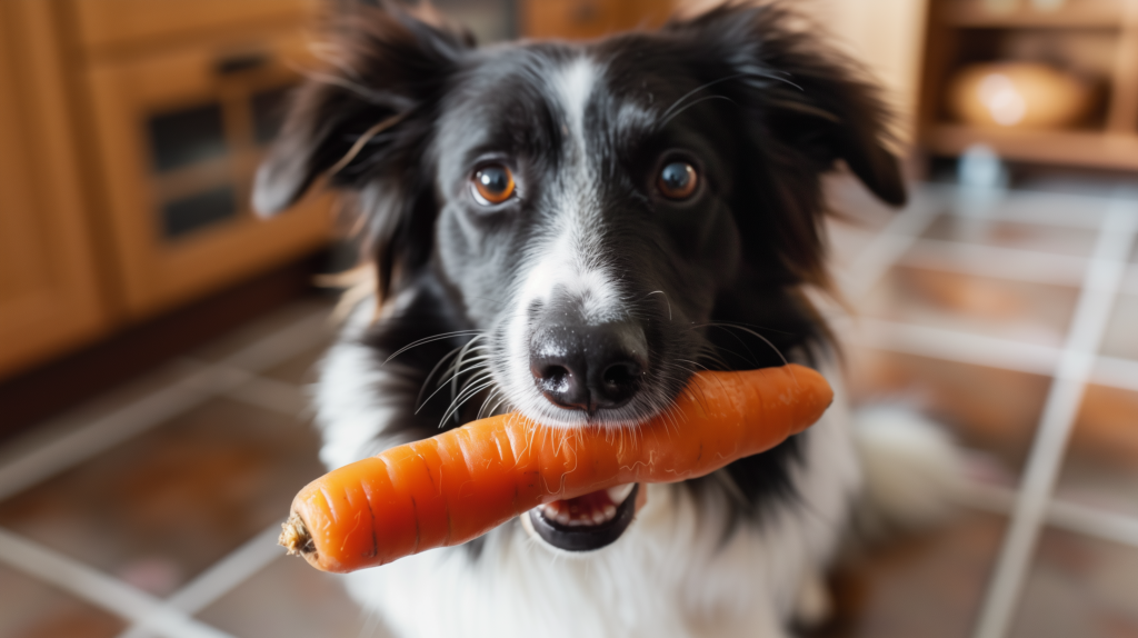 Comparison of raw vs cooked carrots for dogs