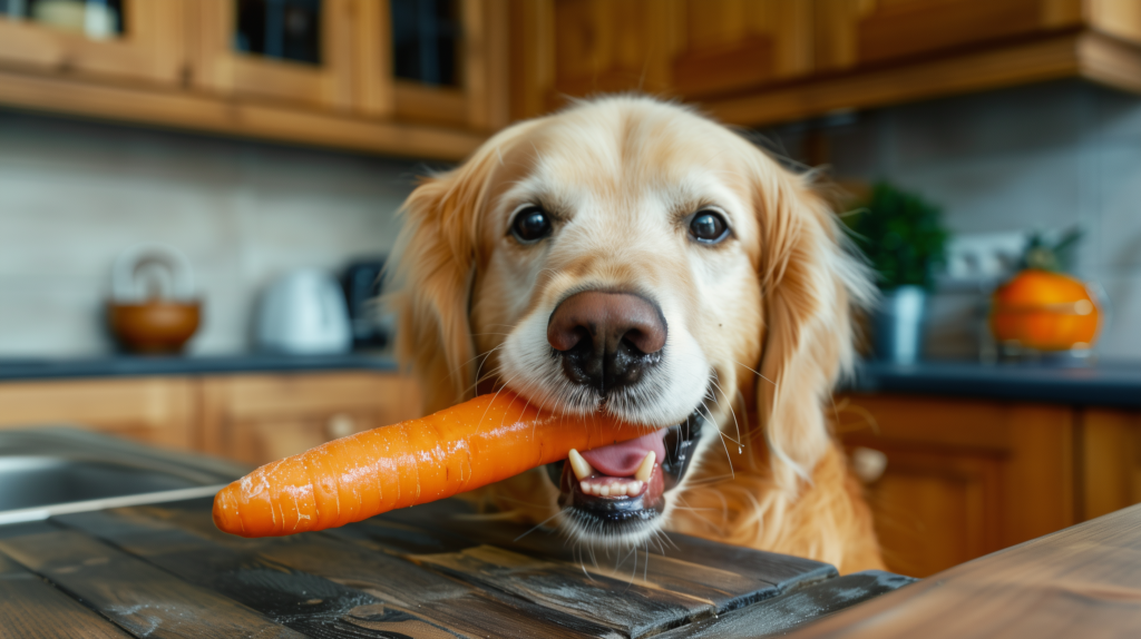 Comparison of raw vs cooked carrots for dogs