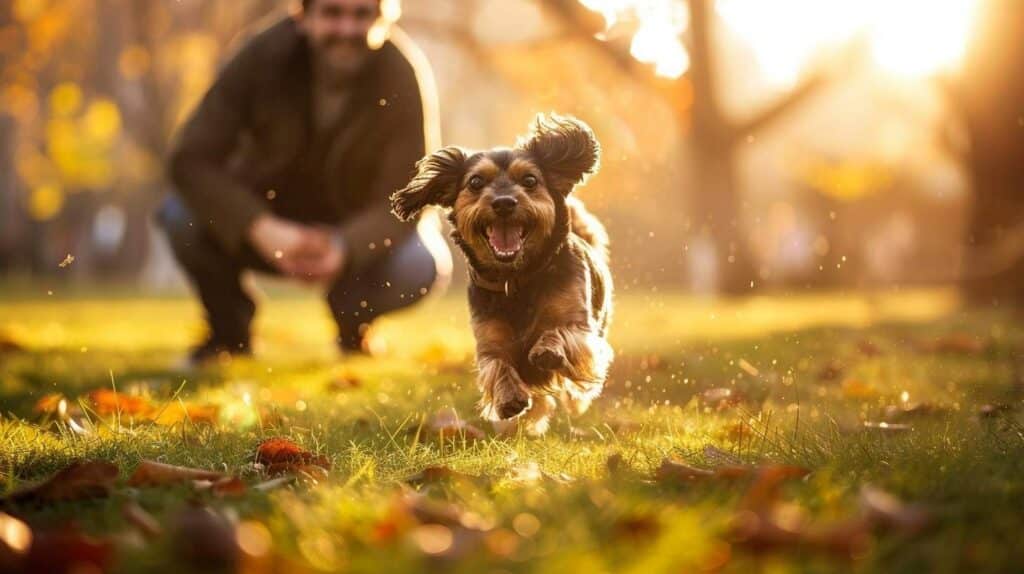 Teaching dog to come when called - recall training outdoors