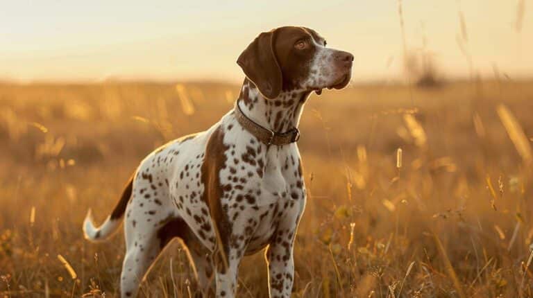 german shorthaired pointer breed guide liver white pointing stance field golden morning athletic