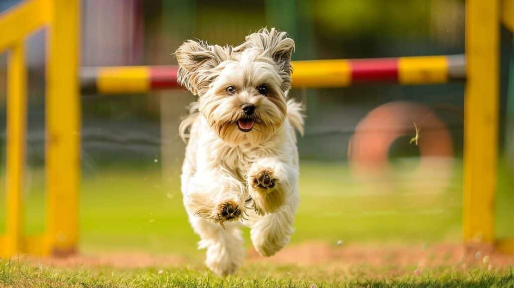 havanese agility jump sport dog athletic small breed performance exercise