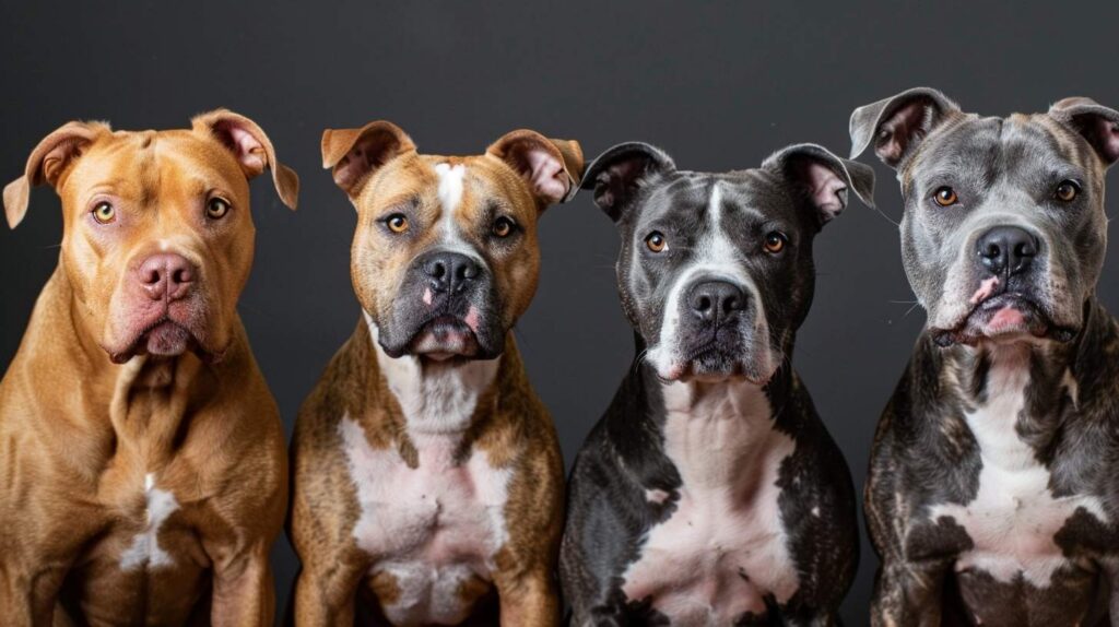 pitbull type breeds comparison APBT AmStaff Staffordshire Bull Terrier American Bully differences