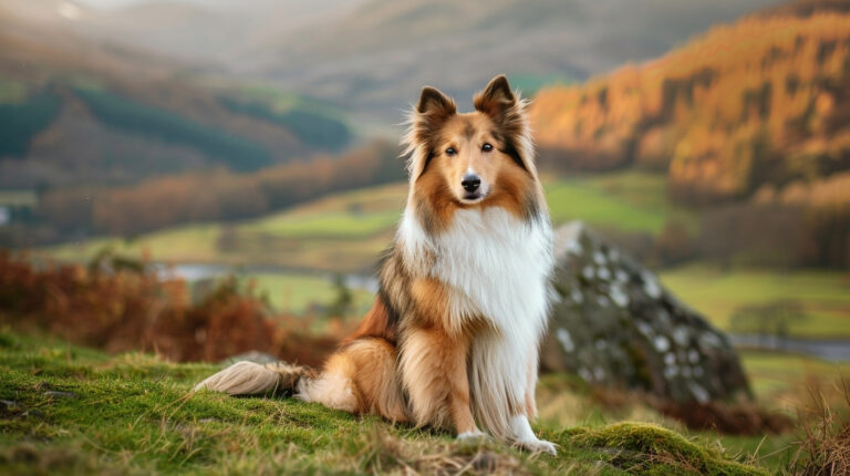 shetland sheepdog breed guide sable white portrait Scottish highland flowing coat intelligent