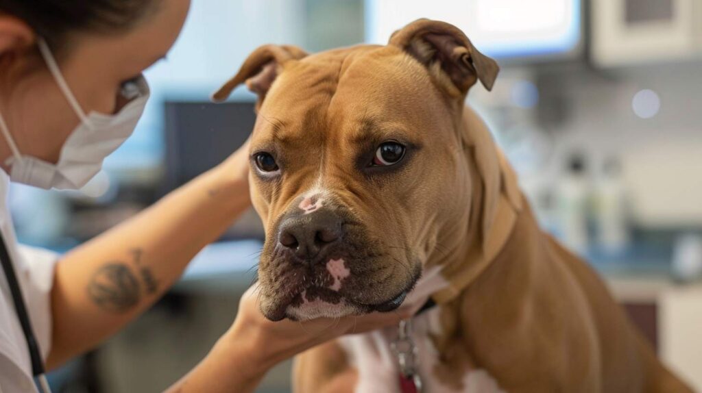 staffordshire bull terrier hereditary cataract eye examination veterinarian health DNA testing breed